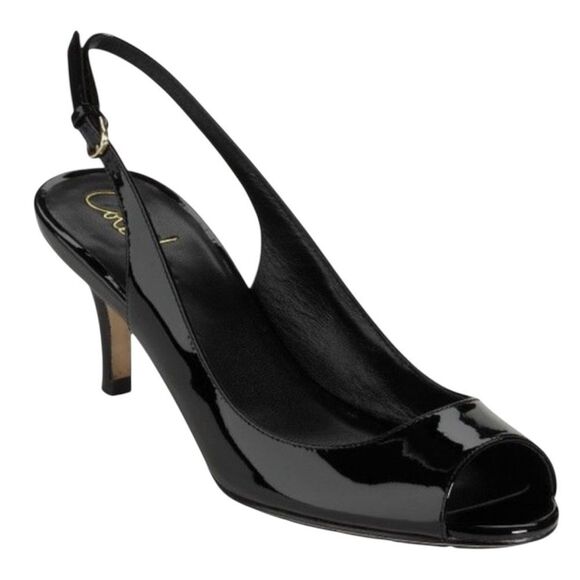Cole Haan Nike Air Black Slingback Heels - 8.5 - Great Condition - Picture 2 of 9